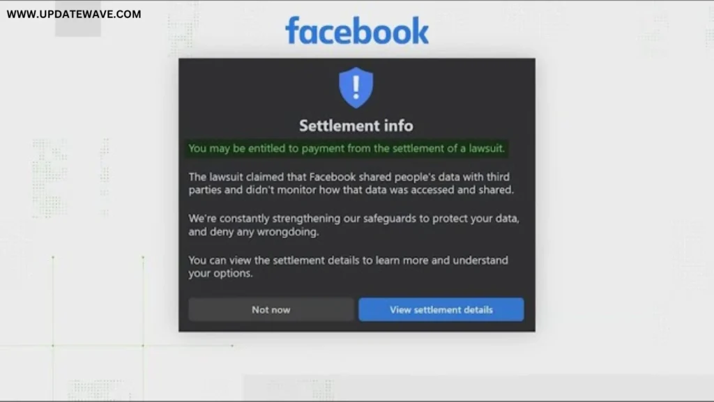 Is the Facebook Settlement Check Real updatewave.com