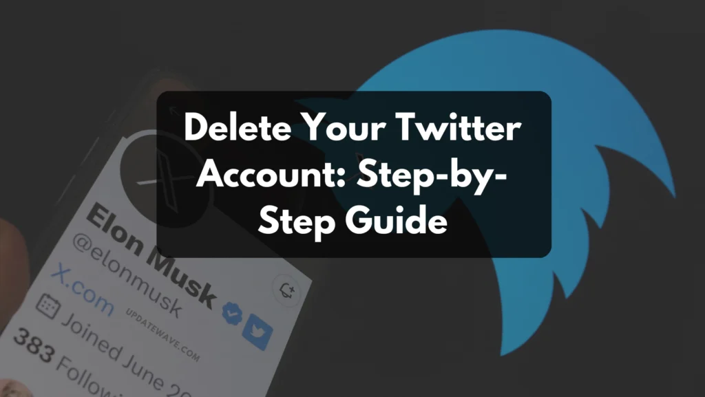 How to delete Twitter account Permanently